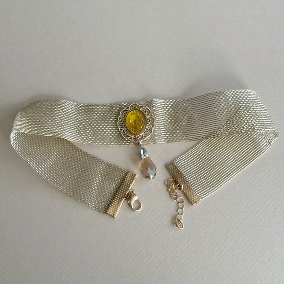 Stone Choker Necklace N1777 - Picture 4 of 7